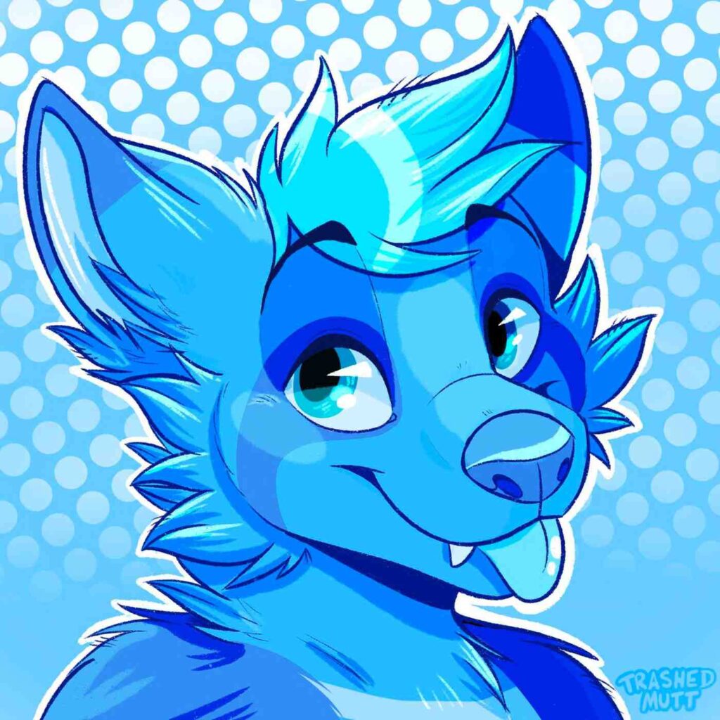 Blue Furry PFP