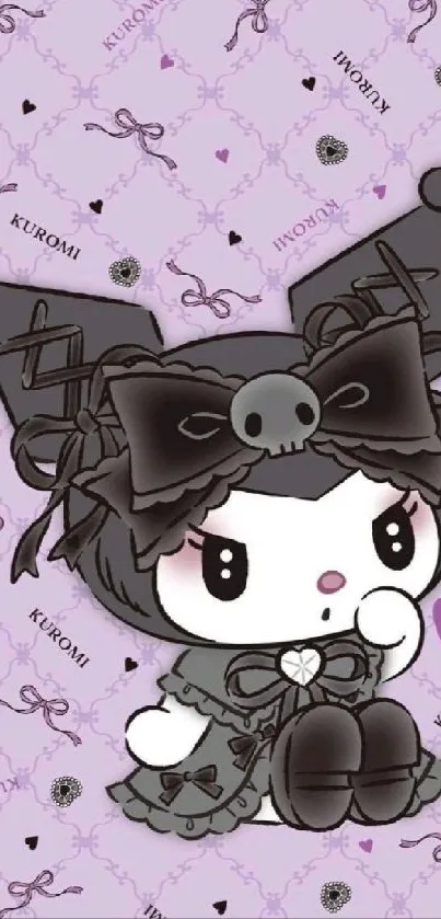 Cute Kuromi Wallpaper