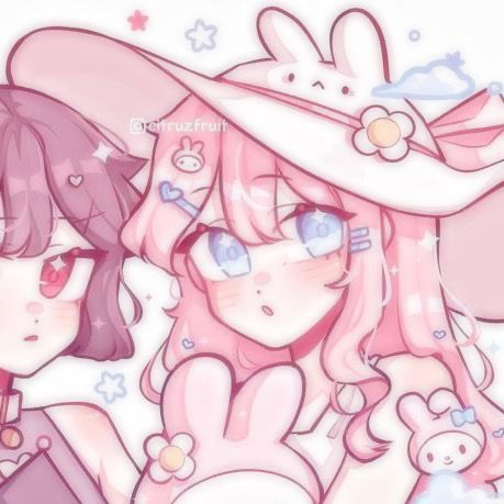 Cute My Melody and Kuromi PFP