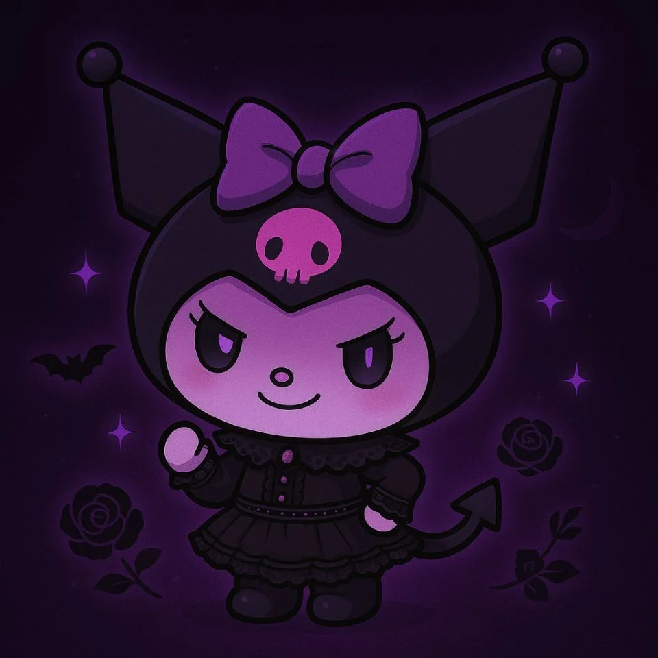 Cute Purple Kuromi PFP