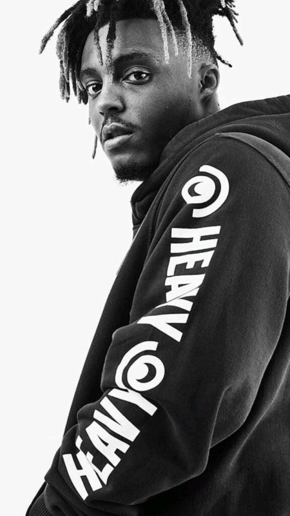 Juice wrld pfp black and white