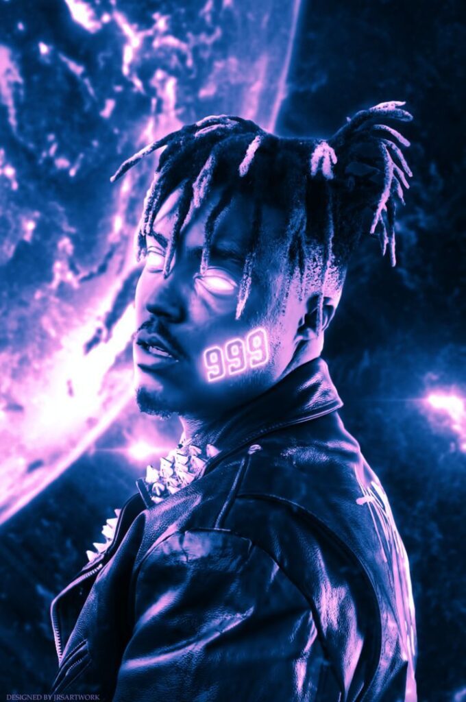 Juice wrld pfp purple