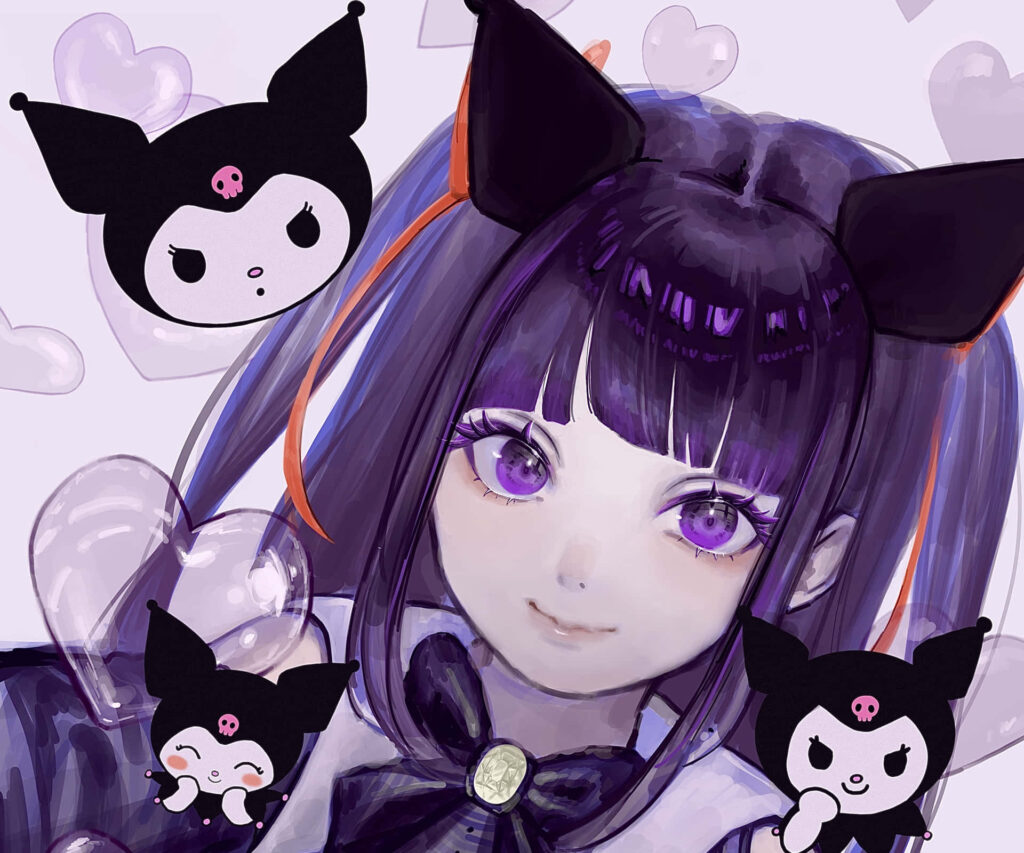 Kuromi Anime Girl PFP Cute