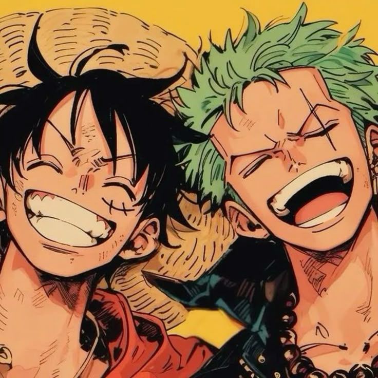 Luffy and Zoro PFP