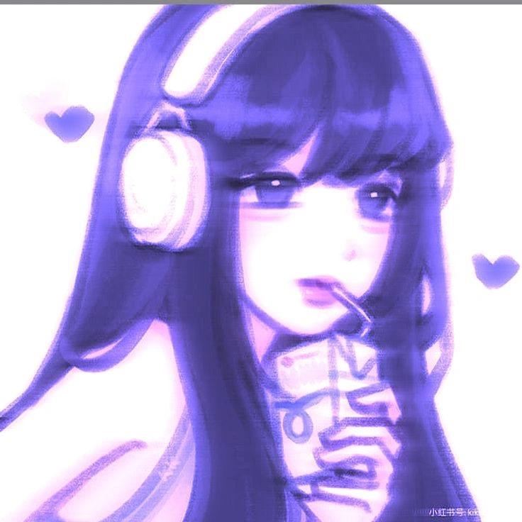 Purple PFP Girl