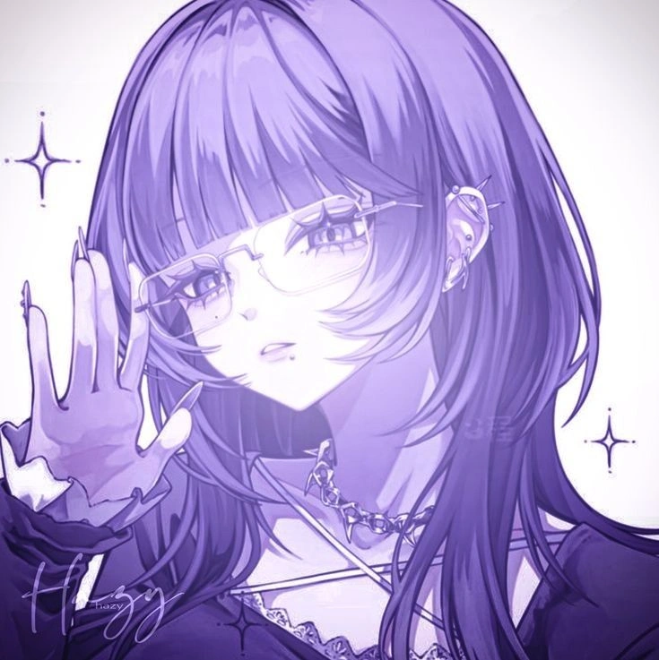 Purple PFP Girl