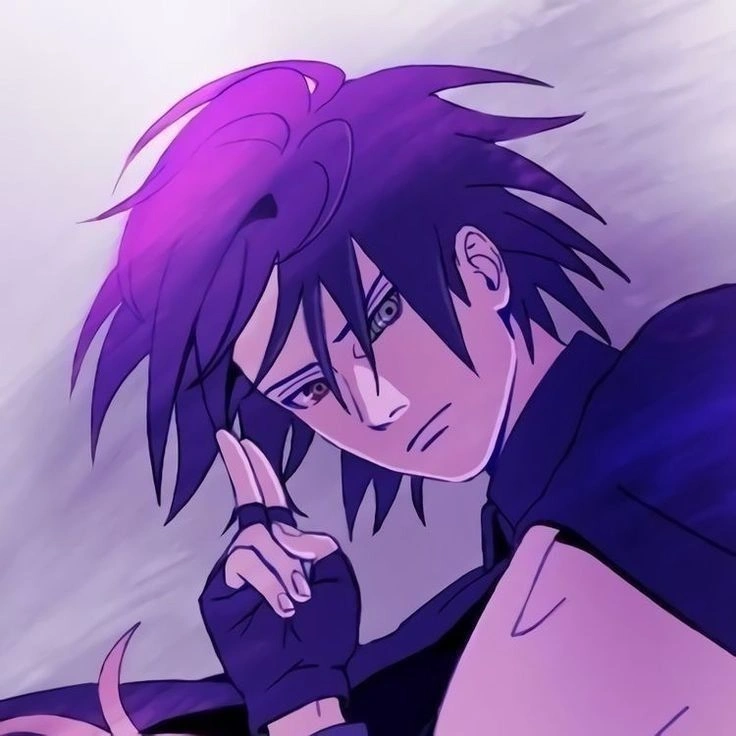 Sasuke PFP Purple