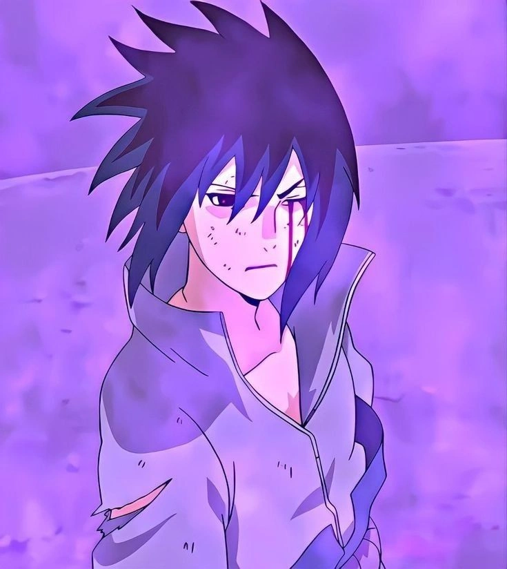Sasuke PFP Purple