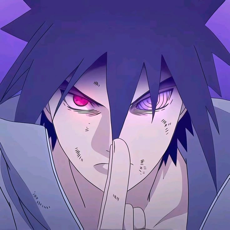 Sasuke PFP Purple