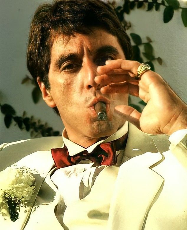 Scarface pfp smoking