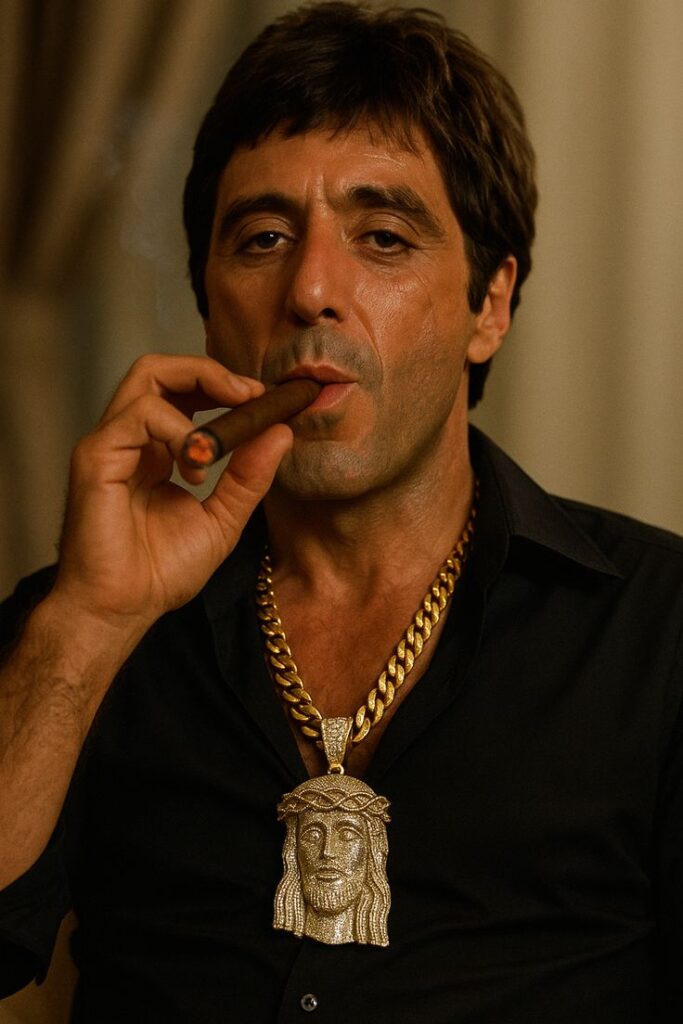 Scarface pfp smoking