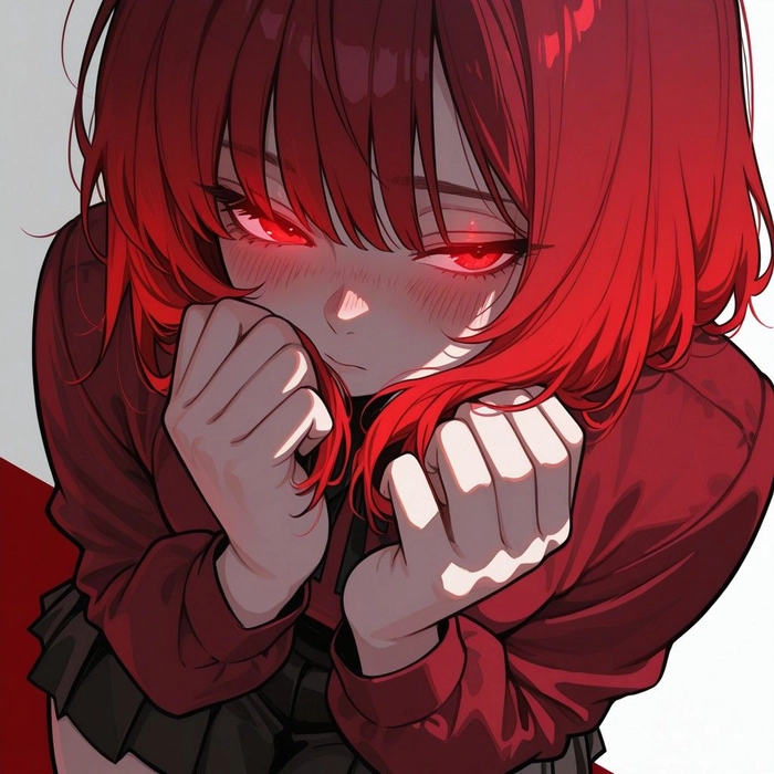 Cute Red PFP Aesthetic