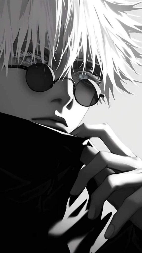 Gojo PFP Black and White