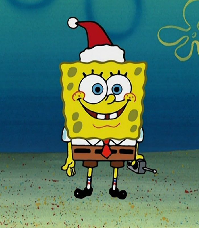 Spongebob pfp christmas