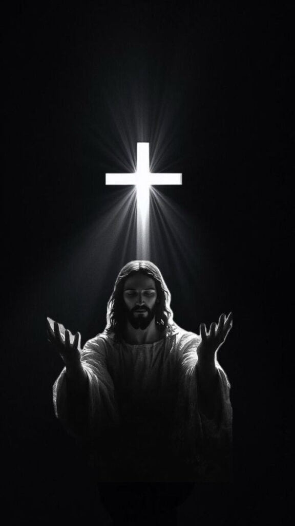 Jesus PFP Black and White