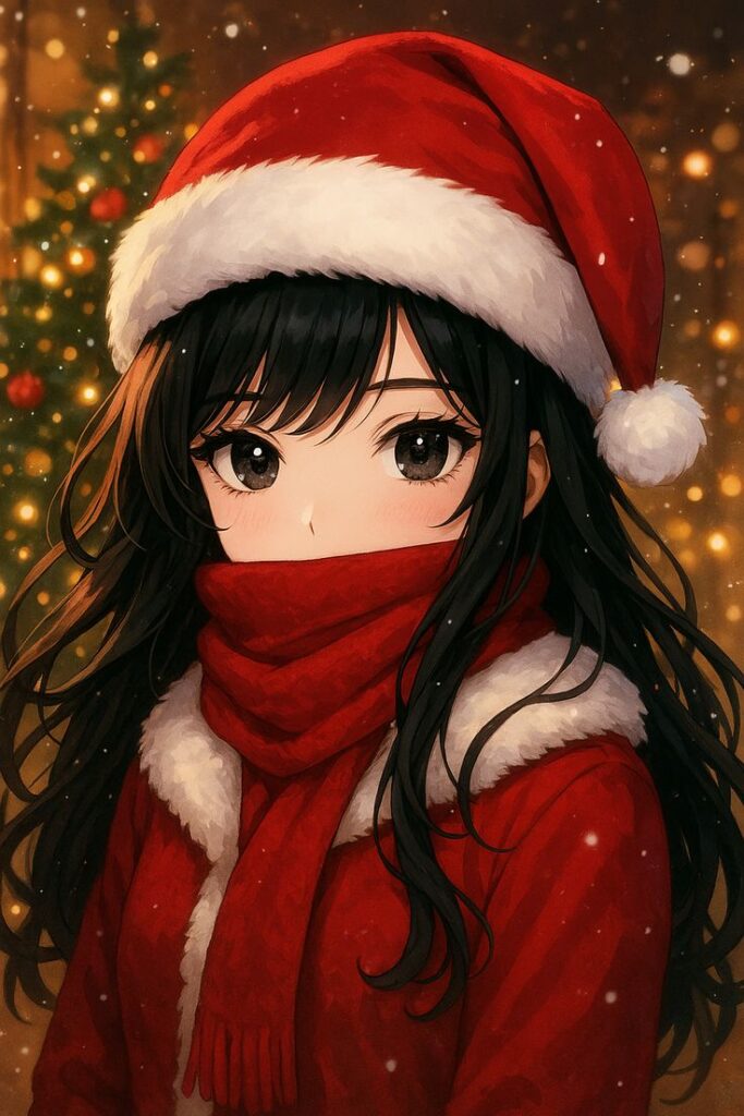 Christmas PFP Girl