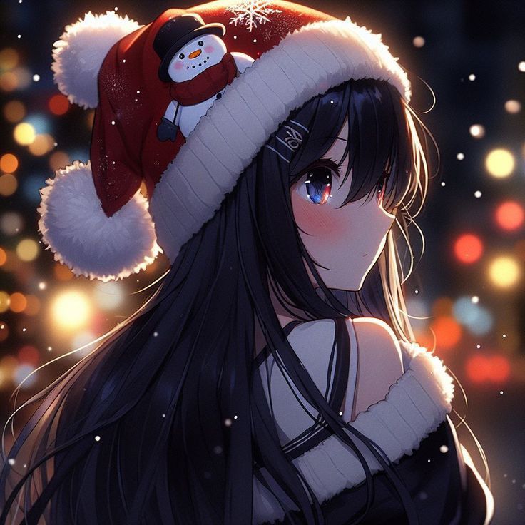 Christmas PFP Girl