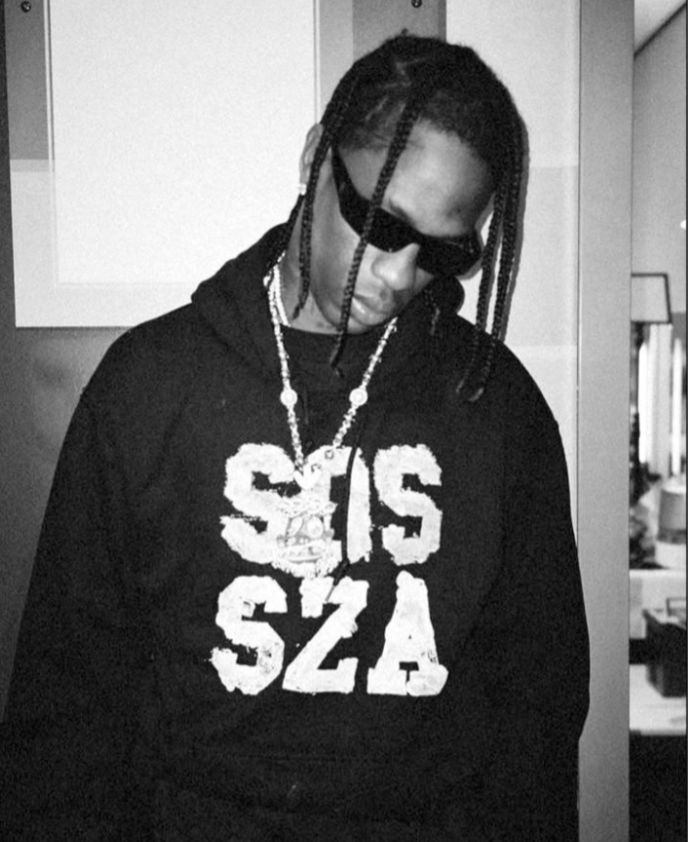 Travis Scott PFP Black And White