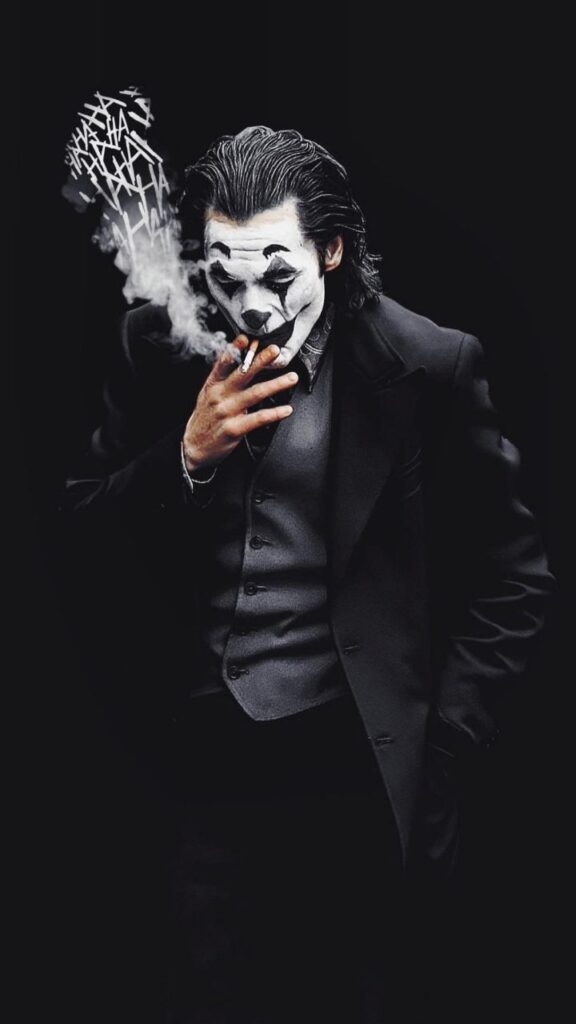 Joker PFP Black and White