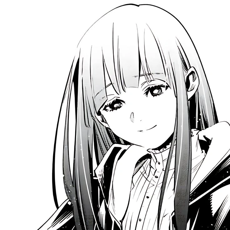 frieren pfp black and white