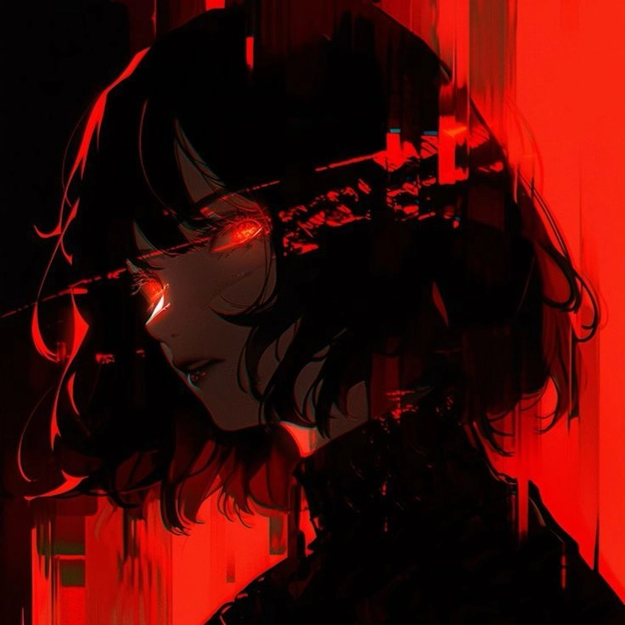 Dark Red PFP Aesthetic