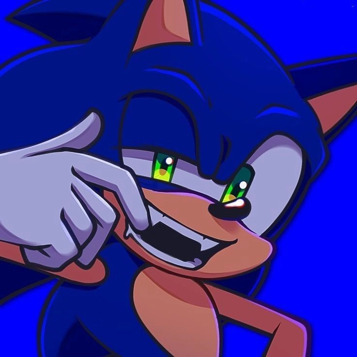 Sonic pfp Y2K