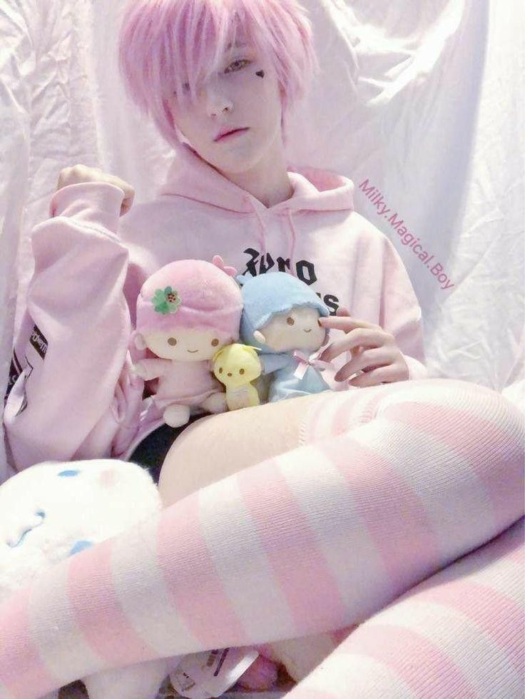 pink femboy pfp