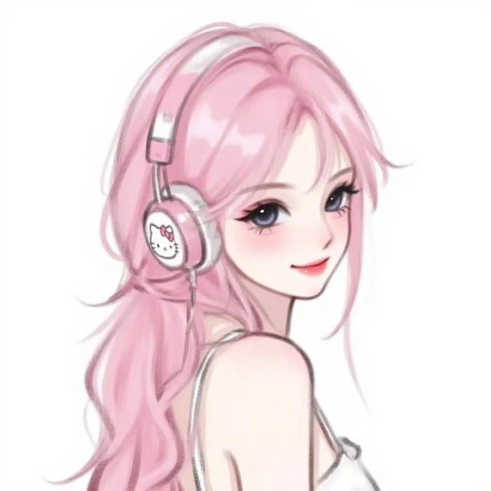 Cute Pink PFP Discord
