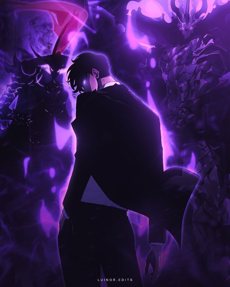 Solo leveling pfp purple