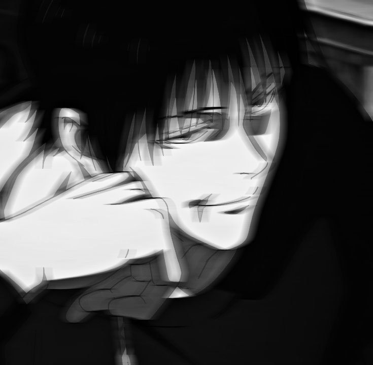 toji pfp black and white