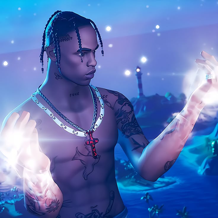 Travis Scott PFP Fortnite