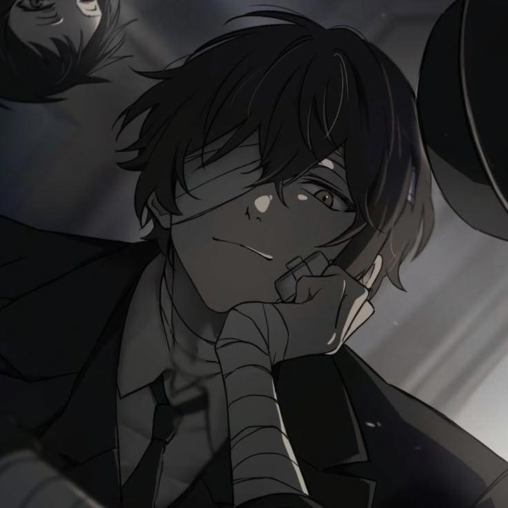 dazai calm smile profile pic