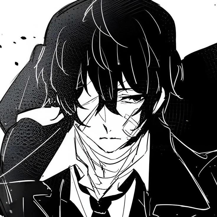 dazai relaxed pose avatar look