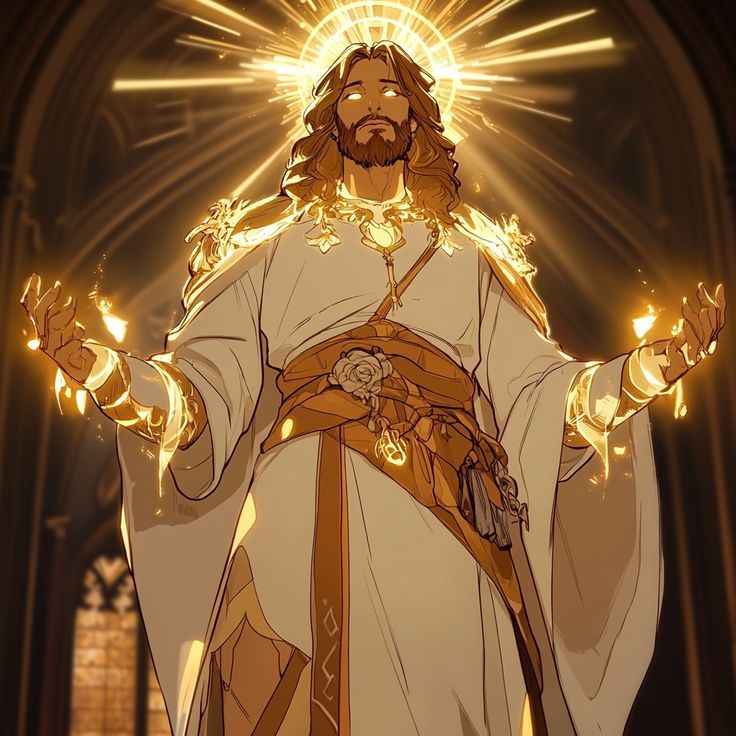 Spiritual energy filled avatar design