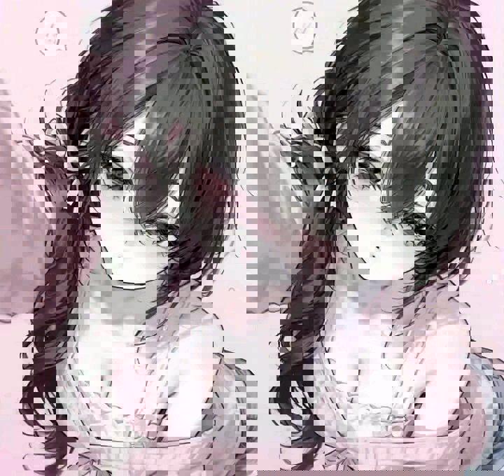 anime girl soft beauty