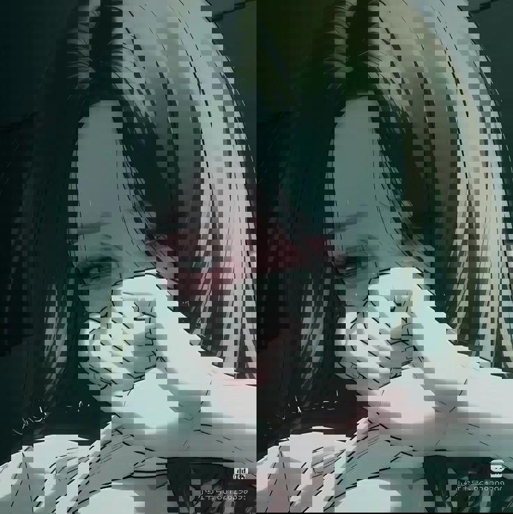 anime girl glow aesthetic