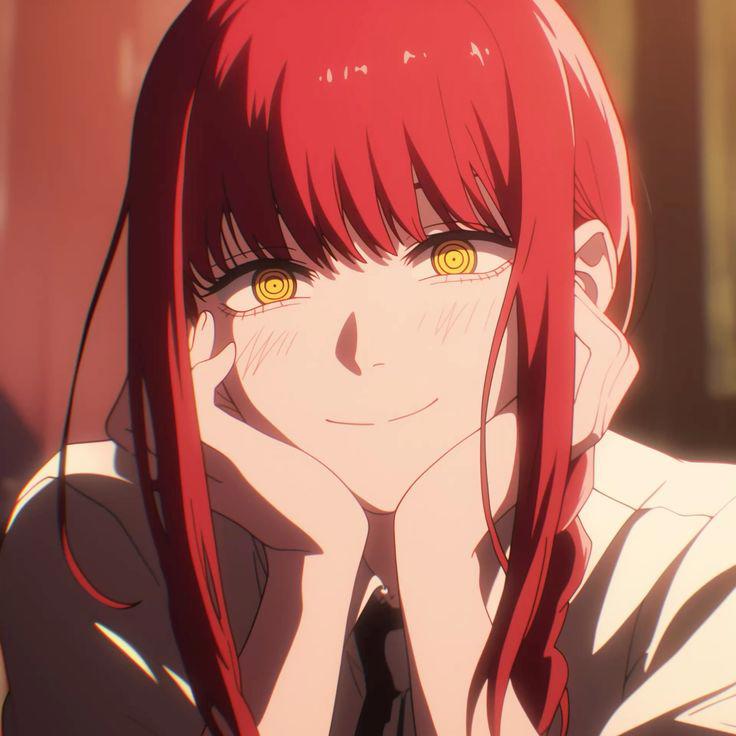makima calm smile profile pic