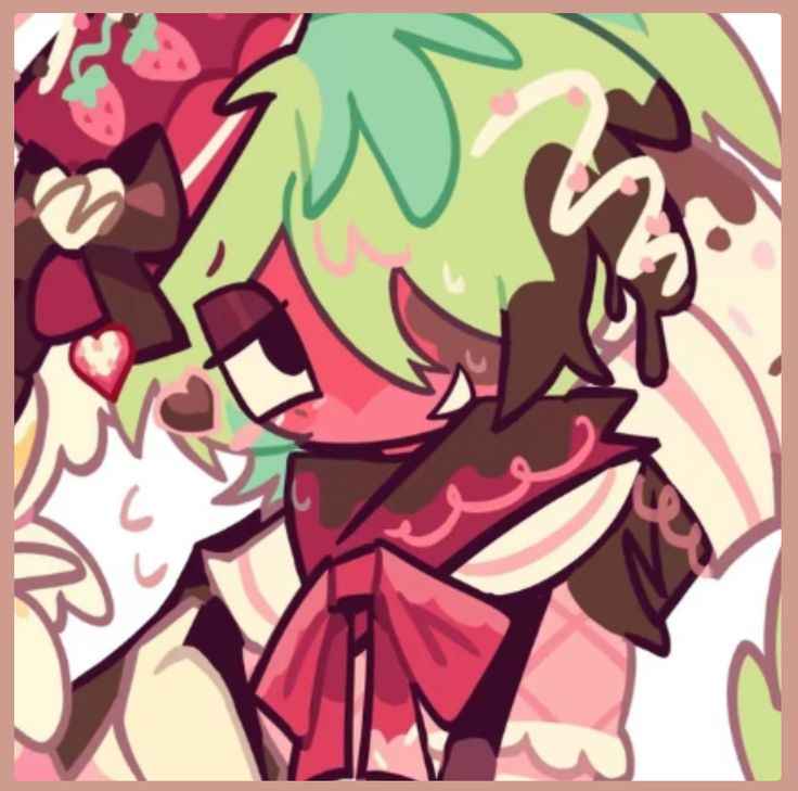 Green leaf avatar simple beauty